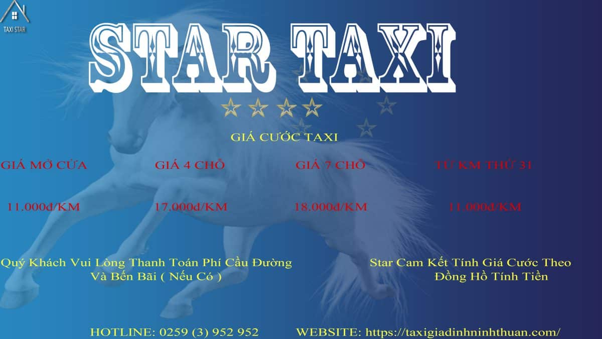 giá cước taxi star