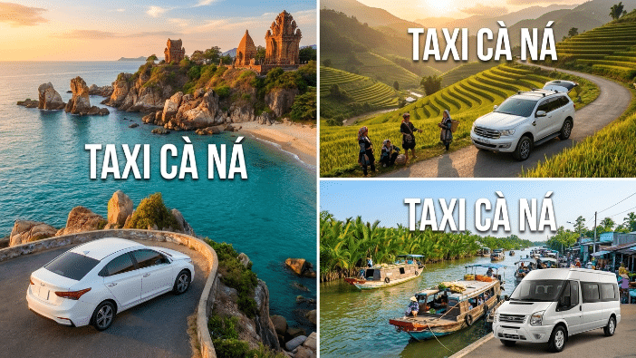 Taxi Cà Ná giá rẻ, xe riêng đưa đón tận nơi 24/7