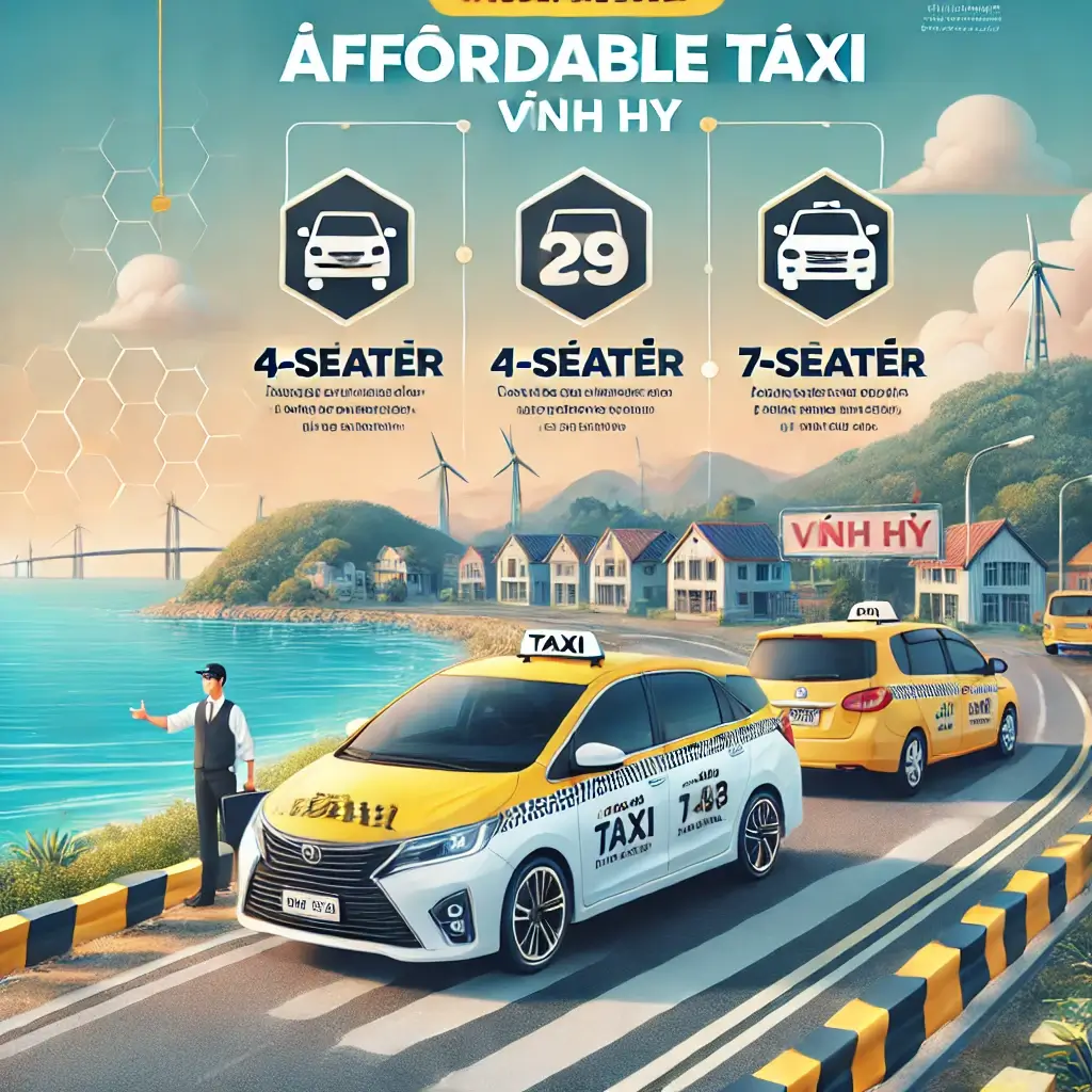 Dịch vụ taxi Vĩnh Hy – Xe 4-7 chỗ, đưa đón nhanh chóng, giá hợp lý