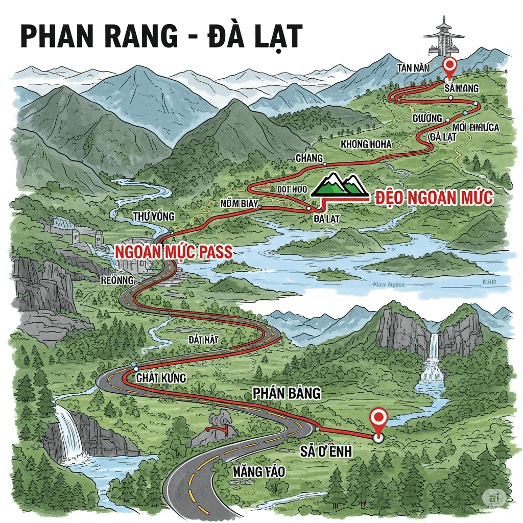 Giá taxi Ninh Thuận đi Đà Lạt mới nhất, dịch vụ chất lượng cao từ Taxi Star
