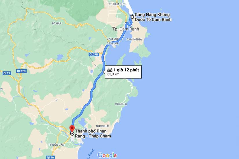 Taxi từ sân bay Cam Ranh đi Phan Rang đưa đón tận nơi, giá rẻ, xe đời mới
