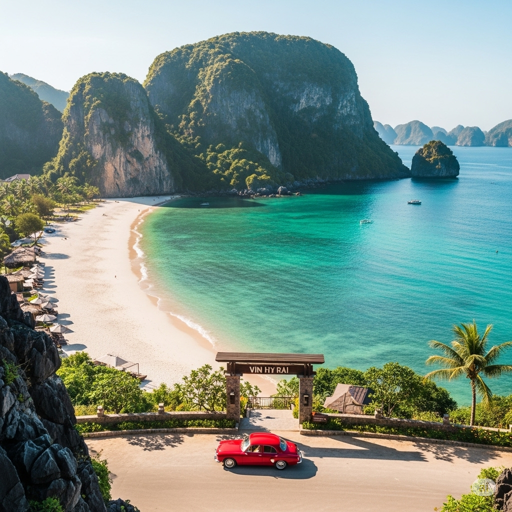 Xe dịch vụ taxi sân bay Cam Ranh đi Vĩnh Hy giá rẻ, đưa đón tận nơi 24/7.