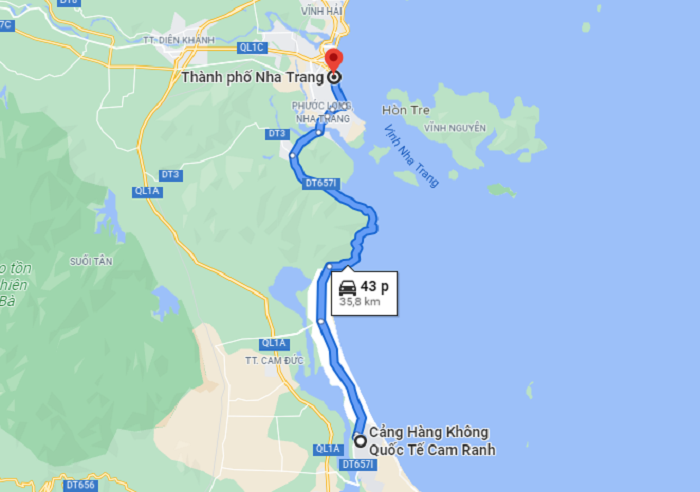 Taxi từ sân bay Cam Ranh đi các tỉnh như Nha Trang, Đà Lạt, Phan Rang, Mũi Né, Sài Gòn – xe riêng đời mới, giá trọn gói.