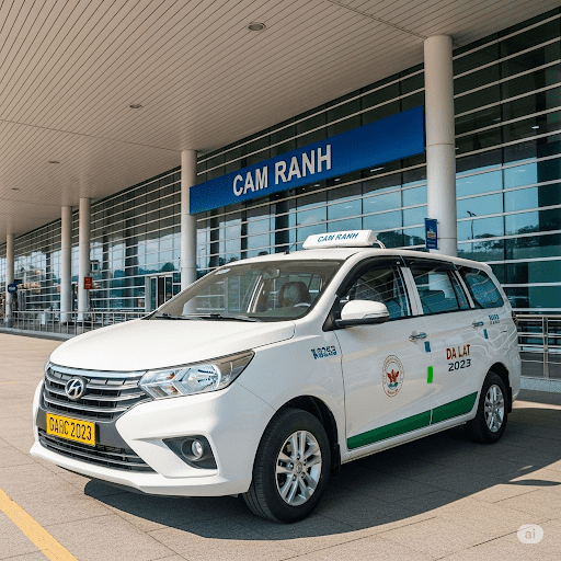 Giá taxi sân bay Cam Ranh đi Đà Lạt trọn gói, xe 7 chỗ, dịch vụ uy tín