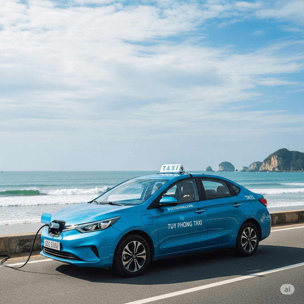 Taxi Tuy Phong giá rẻ, xe 4 chỗ 7 chỗ đưa đón tận nơi 24/7