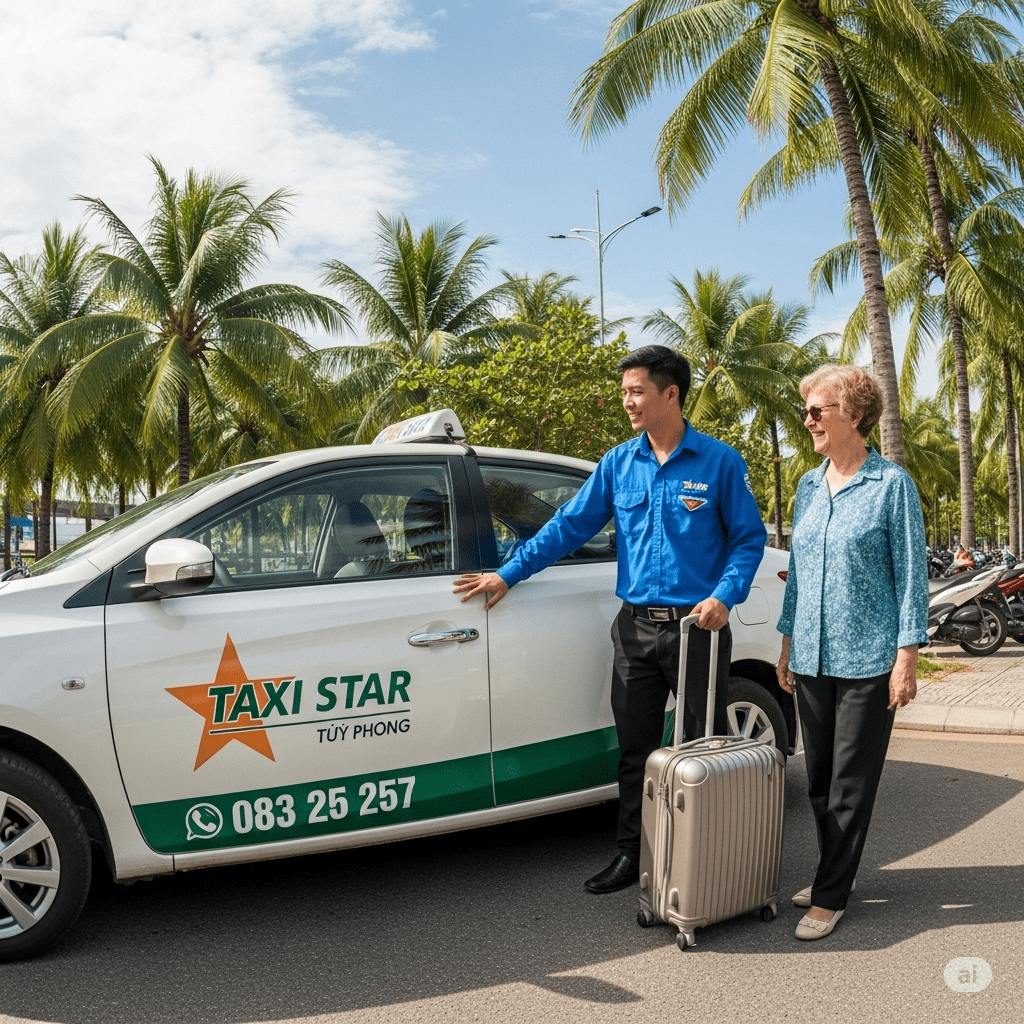 Taxi Star phục vụ tận tâm tại Tuy Phong Bình Thuận