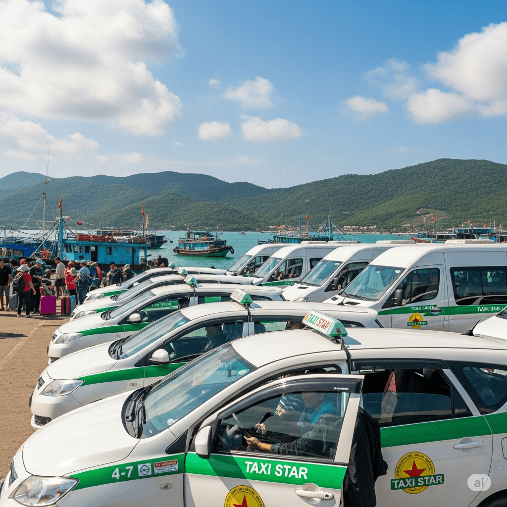 Các dòng xe taxi đường dài từ Vĩnh Hy – Taxi Star đa dạng lựa chọn, xe đời mới