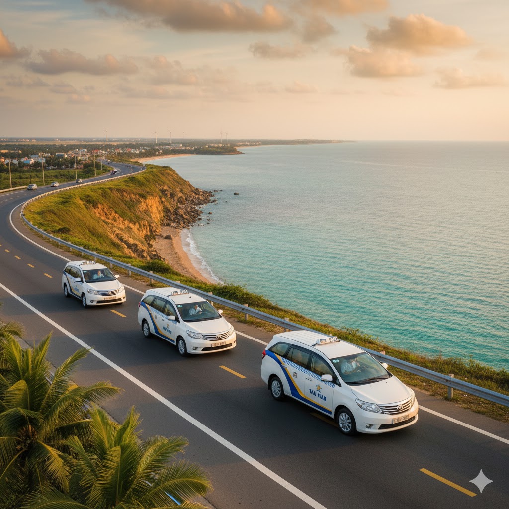 Taxi Vĩnh Hy đi Phan Thiết – xe đời mới Taxi Star