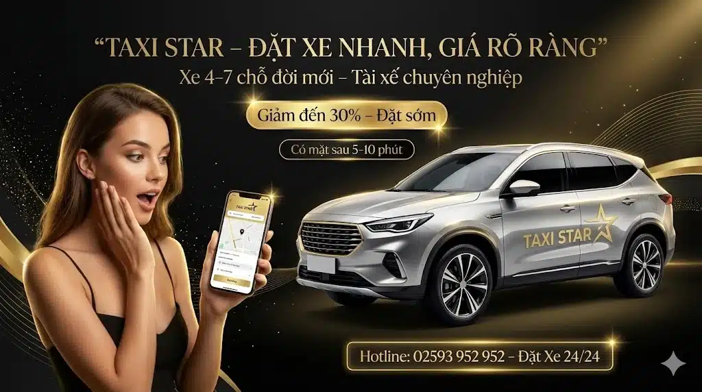 Taxi Sài Gòn đi Huế – Taxi Star, xe đời mới, giá trọn gói, an toàn đường dài