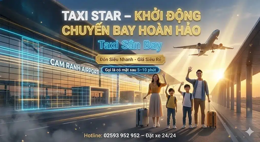 Taxi Cam Ranh đi Phan Rang giá tốt - Taxi Star xe 4-7 chỗ đón tận nơi, báo giá trọn gói