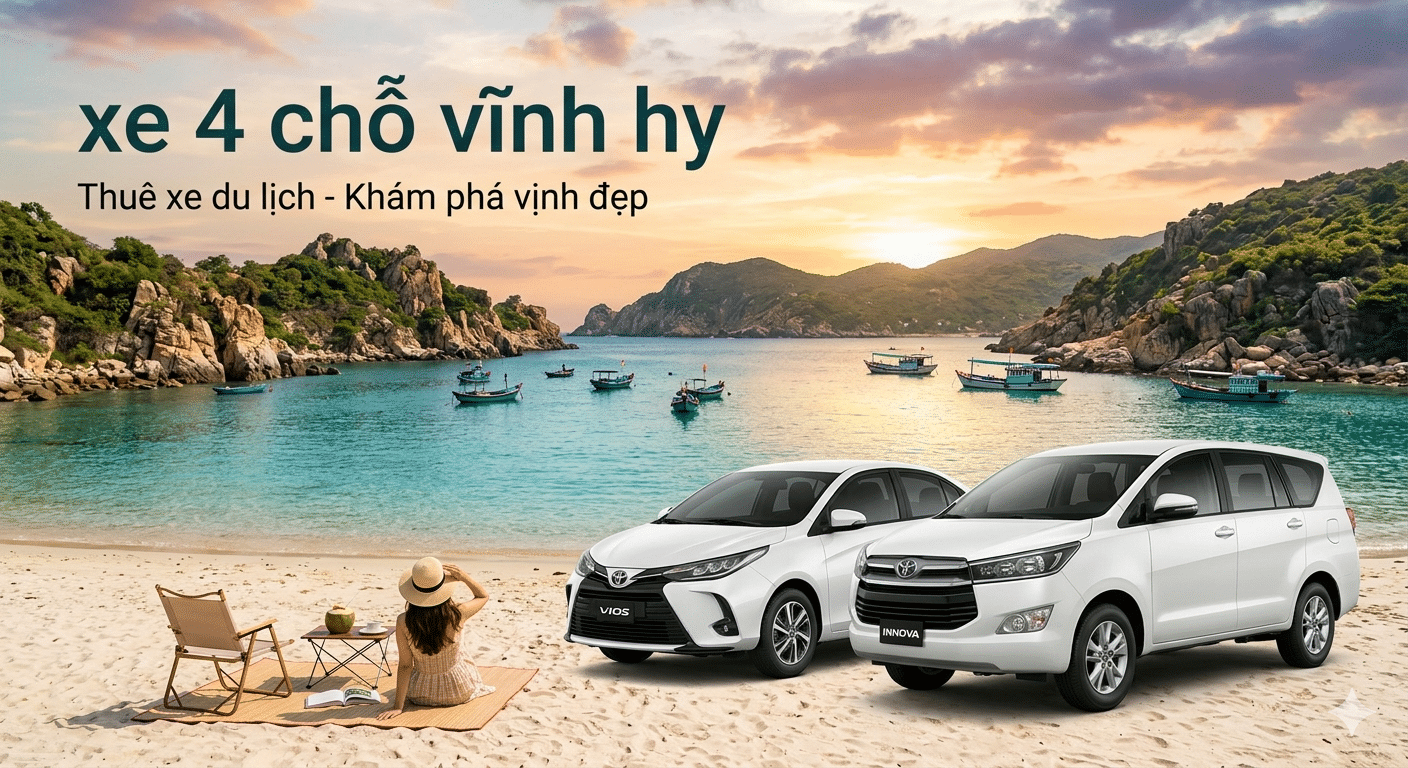 Dịch vụ thuê xe Vĩnh Hy nhanh chóng, tiện lợi cho mọi hành trình.