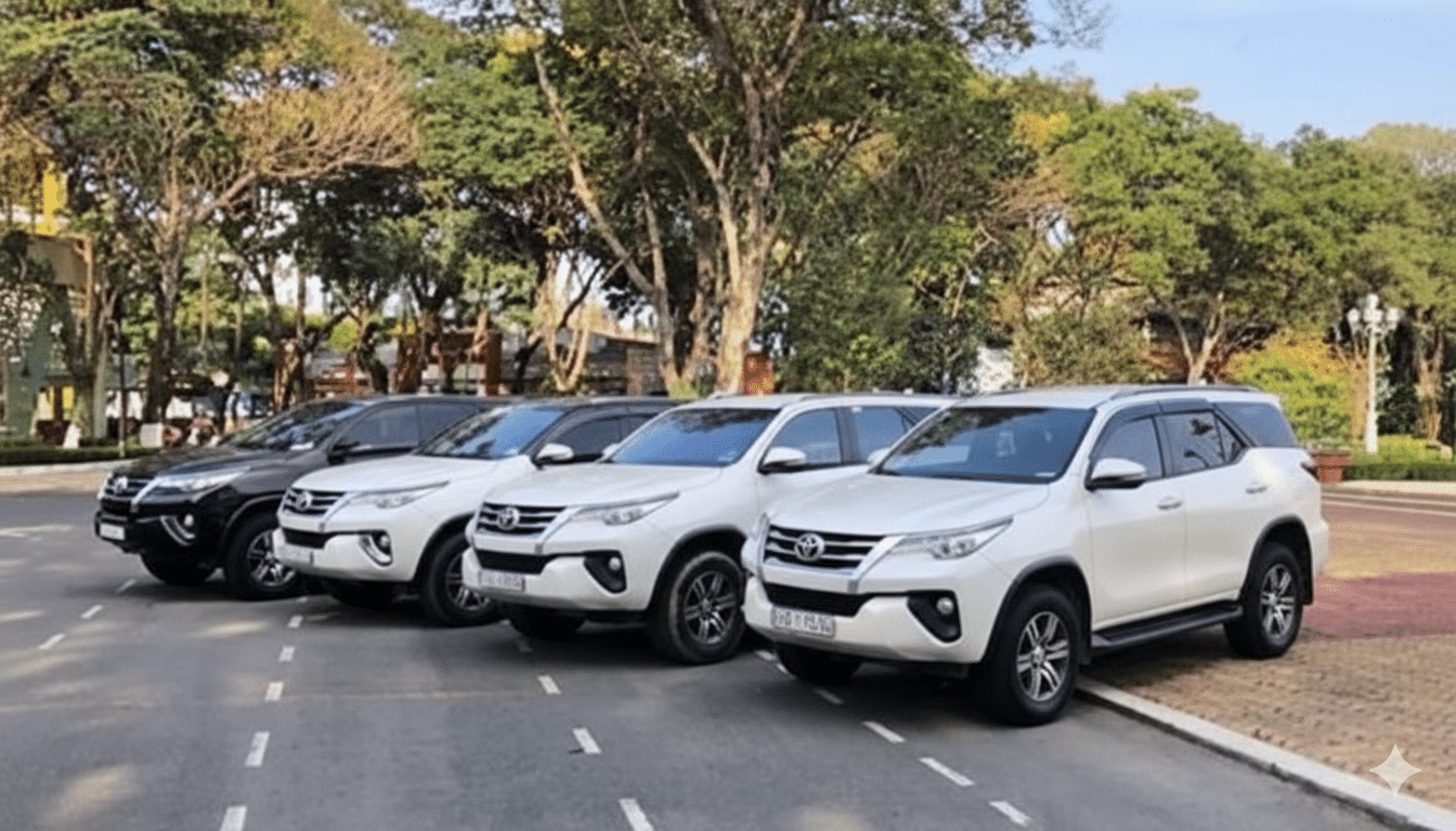 thuê xe Phan Rang - Ninh Thuận giá rẻ, xe 4 chỗ 7 chỗ đời mới