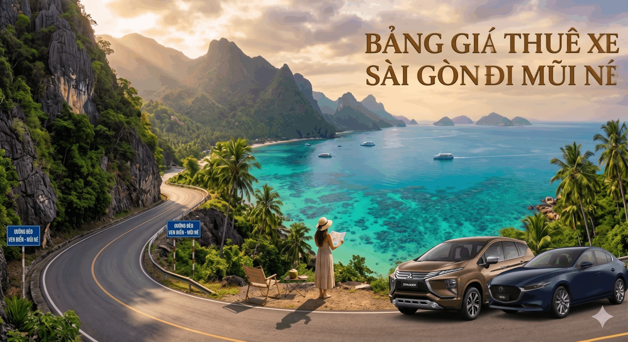 Bảng giá thuê xe Sài Gòn đi Mũi Né mới nhất 2026