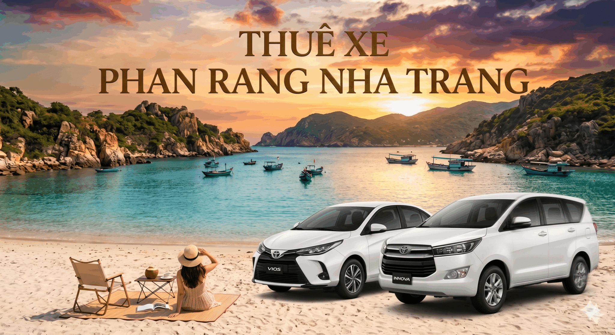 Thuê xe Phan Rang Nha Trang giá rẻ, xe 4-7 chỗ