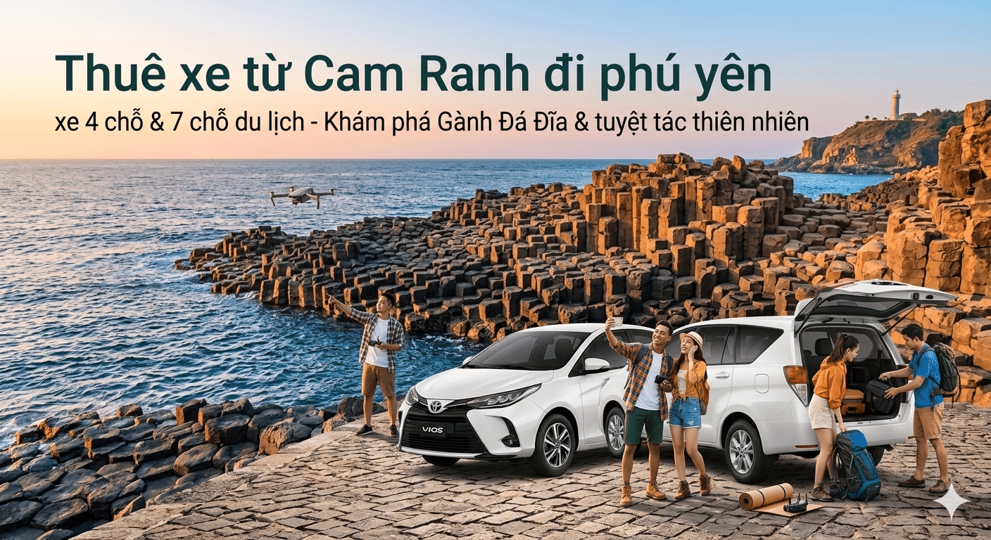 Thuê xe từ Cam Ranh đi Phú Yên giá rẻ, xe riêng