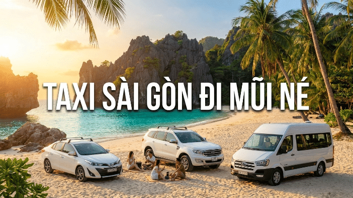 Taxi Sài Gòn đi Mũi Né xe riêng giá tốt đón tận nơi