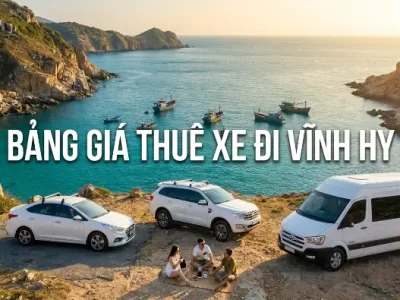 Bảng Giá Thuê Xe Đi Vĩnh Hy