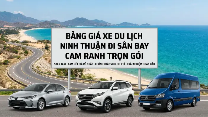 Bảng giá xe du lịch Ninh Thuận đi sân bay Cam Ranh trọn gói