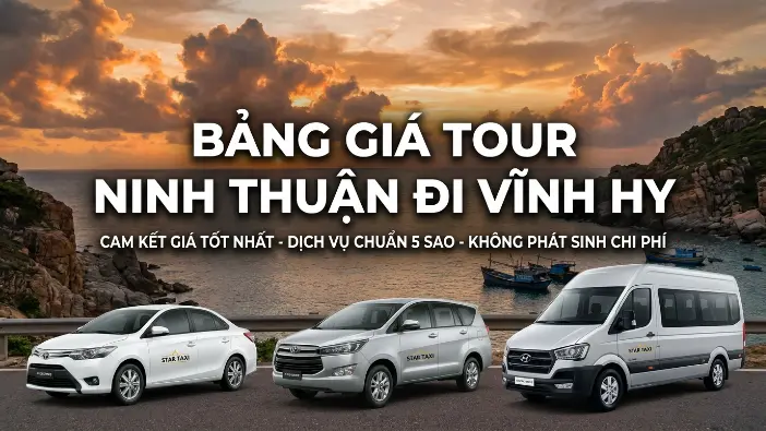Bảng giá xe du lịch Ninh Thuận đi Vĩnh Hy Bảng giá xe du lịch Ninh Thuận đi Vĩnh Hy trọn gói