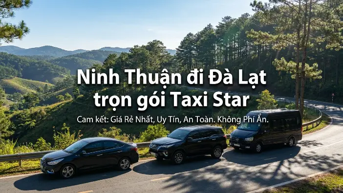 Xe du lịch Ninh Thuận đi Đà Lạt Xe du lịch Ninh Thuận đi Đà Lạt trọn gói của Taxi Star
